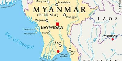 Myanmar mappa