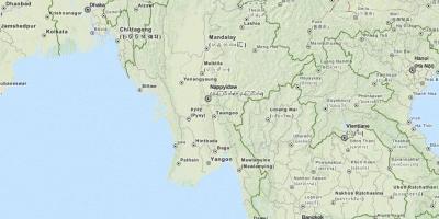Mappa Gps per il Myanmar